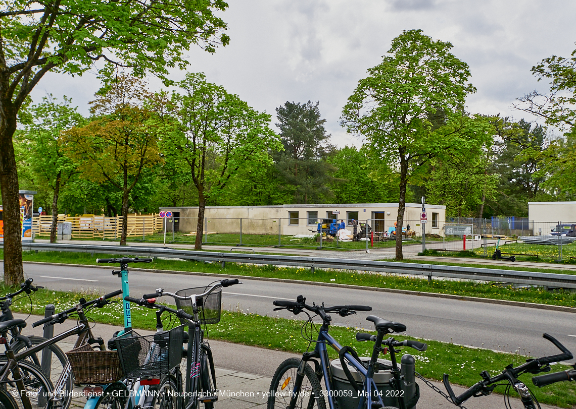 04.05.2022 - Baustelle am Haus für Kinder in Neuperlach